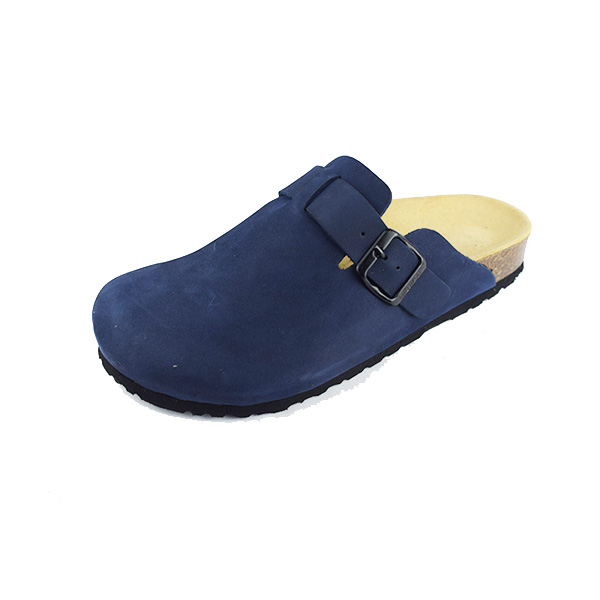 SABOT medicale pour homme R80 bleu cuir nubique..........  sabots médicales homme Maroc